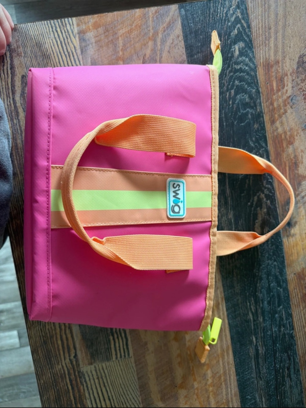 Swig Pink & Orange lunchbox